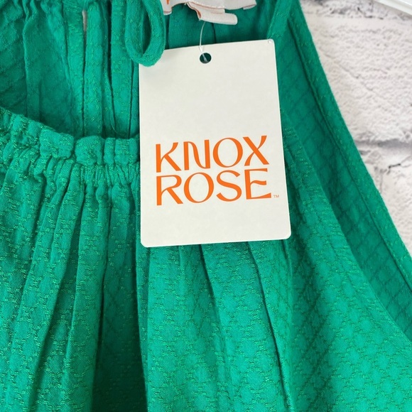 Knox Rose Green Embroidered Halter Tank size 1X - Picture 8 of 12